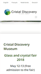 Mobile Screenshot of cristaldiscovery.be