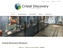Tablet Screenshot of cristaldiscovery.be